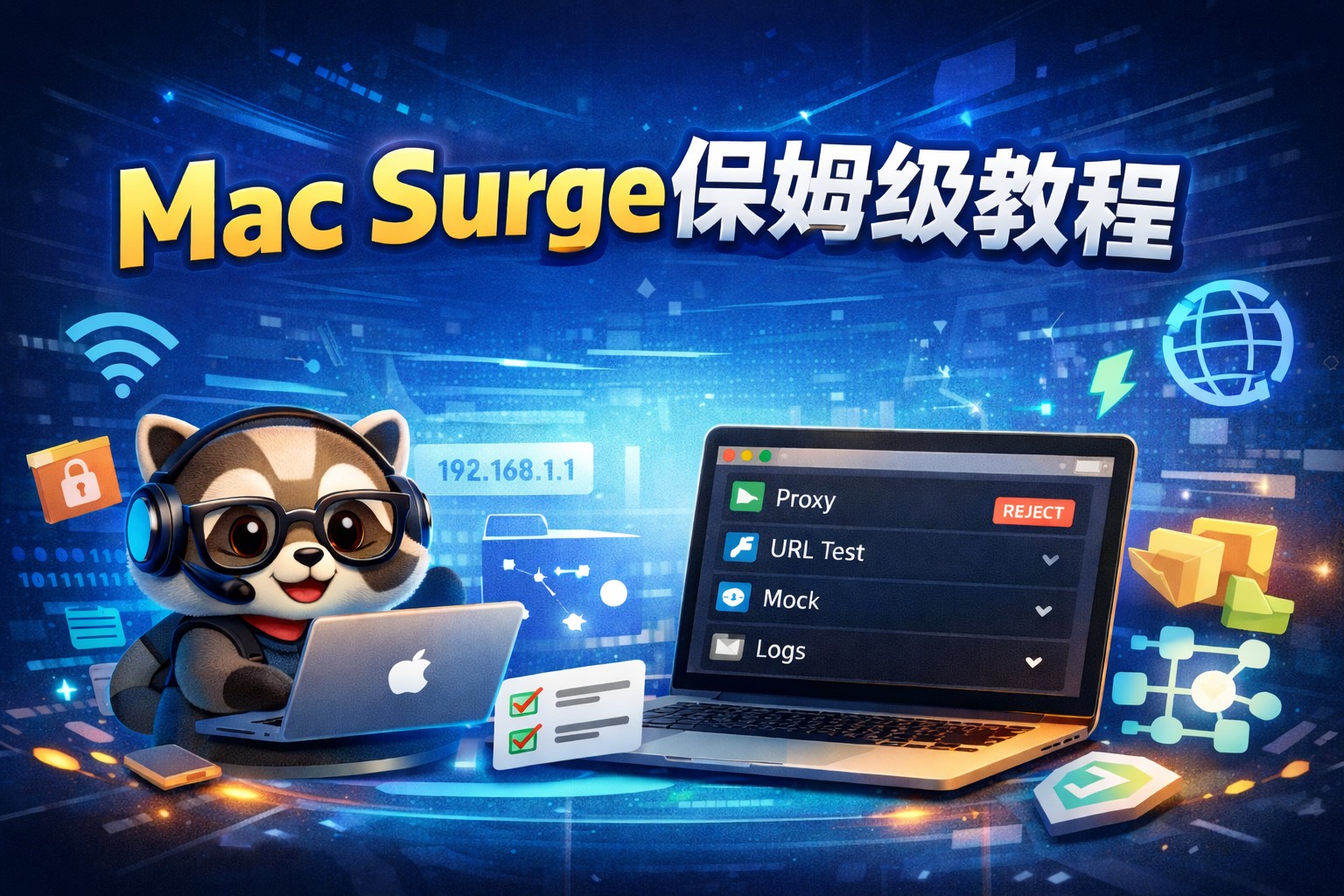 Mac Surge保姆级教程：零基础配置，小白看完必会（附100%可用配置文件）